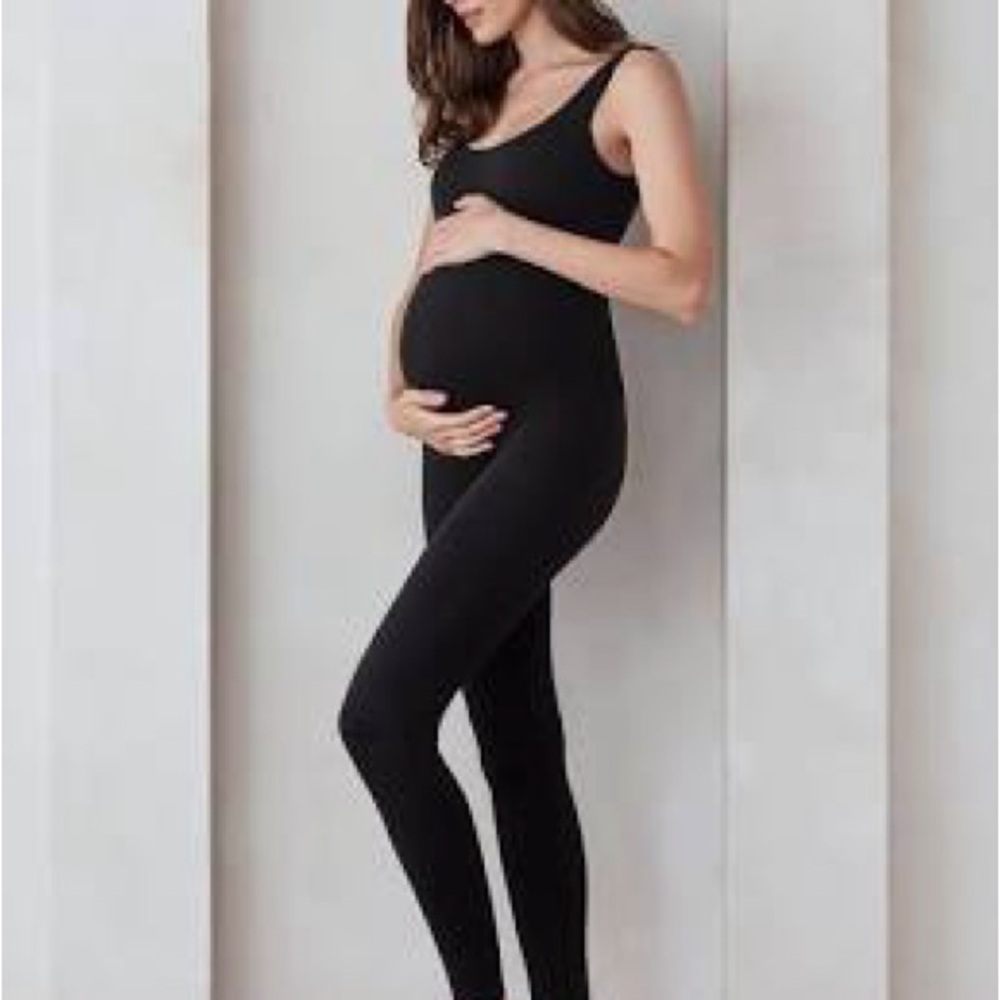 Elegant Black Maternity Jumpsuit